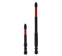 FPH2 Embouts magnétiques cruciformes pour une utilisation électrique Matériau en alliage d'acier robuste Disponible en versions courtes et longues (65/110 mm) (65 mm + 110 mm)
