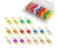 FPHADO 18 Pièces Mini Fusible ANL, Paquet de Fusibles ANL Plaqués (20A, 30A, 40A, 50A, 60A, 80A, 100A, 125A, 150A) pour Automobile Marine