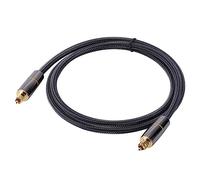 FPHADO Câble audio numérique à fibre optique Toslink SPDIF 1 m pour amplificateurs, lecteur et barre de son