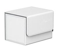 FPHADO Lot de 100 boîtes de rangement pour cartes à collectionner avec fermeture magnétique Blanc