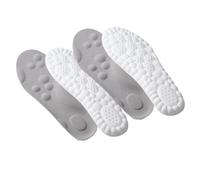 FPHADO Lot de 5 paires de semelles intérieures en mousse à mémoire de forme 4D, température constante 4D, confortables en forme de U, taille 42