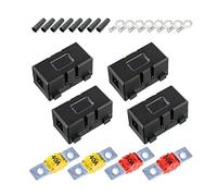 FPHADO Porte-fusible Midi, porte-fusible pour voiture 4 pièces et porte-fusible 4 pièces, porte-fusible pour voiture, camion, véhicule