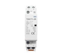 FPJQOBJC Contacteur modulaire CA for Rail DIN TOCT1 2P 25A 110V Bobine 50/60Hz 2NO(1NO1NC)