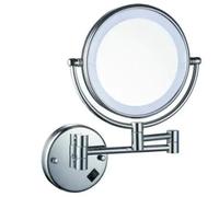 FPJQOBJC Miroir LED Ultra-Mince Vintage/Chrome Miroir Télescopique Pliant Mural À Grossissement Double Face De 8 Pouces(Chrome Concealed)