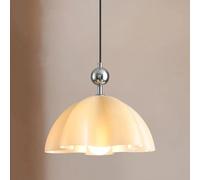 FPLNMRD Lustre rétro en Verre Nordic Home, Lustre Floral Blanc Moderne pour Salle à Manger, éclairage médiéval français, lustres de Chambre et de Salon
