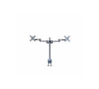 FPMA-D935D - Kit de montage - pleine action - pour 2 écrans LCD - argent - Taille d'écran : 10"-27" - pinces montables, montrable sur bureau