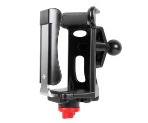 FPN Base porte-gobelet avec boule de 2,5 cm pour supports RAM, support de bouteille d'eau extra large réglable pour bouteilles de 6 à 9 cm de diamètre, compatible avec les bras à double prise RAM B