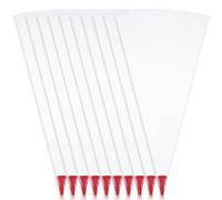 Fpreeza 10 Pièces de Mortier de Maçonnerie pour Coulis de Carrelage avec Pointe Moulée, Résistant Aux Déchirures et Aux Perforations, Sac de Ciment pour Tuyaux en Vinyle Robuste, Rouge