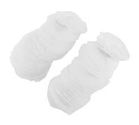 Fpreeza 100 PièCes SéRies Les Couvre-Oreilles Jetables pour éCouteurs Non TisséS Couvre-Oreillettes Extensibles pour la Plupart des éCouteurs d'oreille