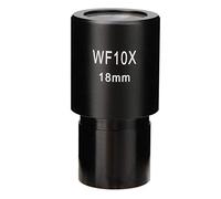 Fpreeza 10X Oculaire de Microscope Grand Angle Adaptateur de Lentilles Optiques Champ 18Mm Lentille Oculaire Professionnelle Standard