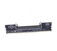 Fpreeza Adaptateur de mémoire DDR5 pour ordinateur portable vers ordinateur de bureau, adaptateur de connecteur de mémoire RAM, carte DIMM, convertisseur SO-DIMM vers PC.