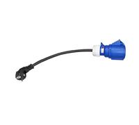Fpreeza Chargeur EV Prise Femelle Adaptateur 3 Broches Connexion Imperméable Prise de Montage Mural 32A 1 Phase 7KW Chargeur Portable Prise UE