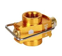 Fpreeza ÉConomiseur de Gaz de Camping Plus Convertisseur de Gaz Shifter Recharge Adaptateur de Conversion de RéServoir Plat Adaptateur de Gaz de Camping Vanne, Or