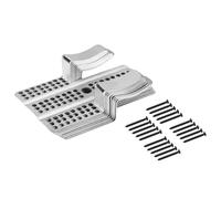 Fpreeza Kit de patchs pour réparation de plaques de plâtre, clips de réparation, kit de patchs avec vis, solution pour réparer des trous dans les cloisons sèches.