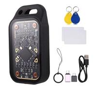 Fpreeza Lecteur D'Émulateur de Cartes à Puce RFID Chameleon Ultra Plus : Décodage et Réinitialisation de Cartes D'Identité IC + Interrogation Automatique + Porte-Clés/Carte CUID 2XUID