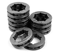 Fpreeza Lot de 10 pignons de roue de transmission à chaîne de 3/8" 7T 22 mm pour tronçonneuse 266 268 272 280 285 288 355 362 372XP 380 385XP