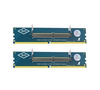 Fpreeza Lot de 2 adaptateurs SO-DIMM SO-DIMM pour ordinateur portable SO DDR5 RAM vers carte mémoire DIMM