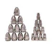 Fpreeza Lot de 20 torches de coupe plasma consommables CNC 80A P80 Torche à plasma Pointe d'électrode Buse