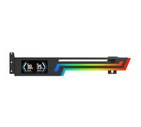 Fpreeza Support pour carte graphique Z-X6 avec écran de température, 5 V, 3 broches, ARGB, Aura Sync, VGA, réglable.