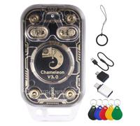 Fpreeza V3.0 Lecteur de puce RFID + 5 x UID porte-clés émulateur de carte à puce 125 K 13,56 m ID IC Tag Copyer NFC Read Writer