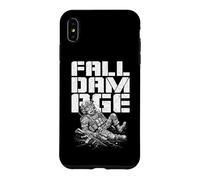 FPS Gamer Joueur de Jeu vidéo Militaire avec dommages causés par Les Chutes Coque pour iPhone XS Max