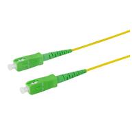 Câble patch à fibre optique, 2x SC-Simplex, jaune