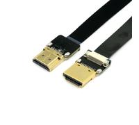 Fpv Hdmi Type A Mâle Vers Hdmi Mâle Hdtv Fpc Câble Plat 50 Cm Pour Multicopter Photographie Aérienne[YIN4182248]