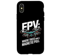 FPV Où Les Arbres Ont Une Traction magnétique Coque pour iPhone X/XS