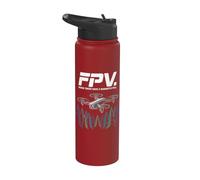 FPV Où les arbres ont une traction magnétique Stainless Steel Insulated Water Bottle