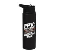 FPV Où les arbres ont une traction magnétique Stainless Steel Insulated Water Bottle