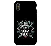 FPV Pilot - Quadrirotor Pilote de Drone FPV Coque pour iPhone X/XS