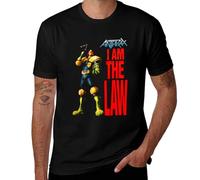 FPVAWKBL ANTRAX - I Am The Law Robotic Art Gift for Fan Funny t Shirts Man Essential Short Sleeve Cotton Shirt