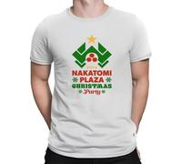 FPVAWKBL Die Hard Nakatomi Plaza Christmas Party 1988 T-Shirt Black Size Large Unisex