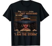 FPVAWKBL Melanin Colors Women I Am The Storm Black Empowerment Girls T-Shirt