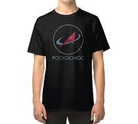 FPVAWKBL Pockockmoc Russian Space Agency T - Shirt Russia Space Agency Roscosmos Space Program Space Exploration Space