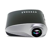 FPVAWKBL QUYNAGER Mini Lecteur multimédia Portable LED 800 lumens Compatible avec la Lecture 1080p Projecteur USB (Couleur : Blanc-Fruit pêche 5) (D)