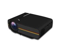 FPVAWKBL QUYNAGER Mini projecteur de Mise à Niveau 1080p 1800 lumens Portable LCD LED Home Cinema Compatible USB 3D (Couleur : Onecolor, Taille : YG400) (D YG410)