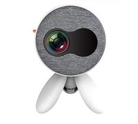 FPVAWKBL QUYNAGER Mini projecteur Portable pour Enfants, Petit projecteur de cinéma Maison 3D 1080P Compatible avec téléphone Portable (Couleur : Blanc-Dinosaure Doodle4) (Onecolor)