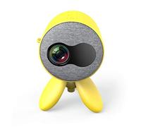 FPVAWKBL QUYNAGER Mini projecteur Portable pour Enfants, Petit projecteur de cinéma Maison 3D 1080P Compatible avec téléphone Portable (Couleur : Blanc-Dinosaure Doodle4) (Blanc Dinosaure Doodle4)