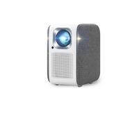 FPVAWKBL QUYNAGER Mini projecteur Smart Home Cinéma pour Films 4K Projecteur vidéo LED Beam Smartphone TV Projection Murale (D comme indiqué)