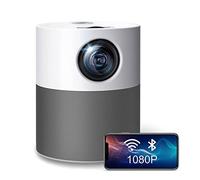 FPVAWKBL QUYNAGER P52 Projecteur LED 1280 * 720 Cinéma Maison Portable 3600 lumens Projecteur vidéo Android 1080P Haut-Parleur de Support (Couleur : E) (D)
