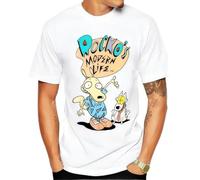 FPVAWKBL Rocko's Modern T Shirt T Shirt Rockos Modern Life Rocko Heffer Spunky Modern Life Wallaby Snick Aaahh Real Mons