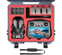 FPVtosky Coque rigide pour DJI Mini 5 Pro/Fly More Combo/Plus, étui de transport étanche pour Mavic Mini5 Pro RC 2, gris [étui uniquement]