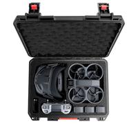 FPVtosky Étui Rigide pour DJI Avata 2, Mallette Rigide Compatible avec Goggles N3, RC Motion 3, la Télécommande FPV 3 et Les Accessoires de Batterie [Étui Uniquement]