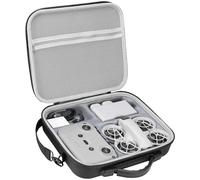 FPVtosky Mallette à bandoulière pour drone DJI Neo Fly More Combo, radiocommande RC-N3, chargeur de batterie et accessoires, Cuir synthétique, Noir