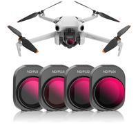 FPVtosky Mini 4 Pro ND Filter Set, ND Filters Multicouches, CPL Filter Set pour Accessoires DJI Mini 4 Pro Drone (Lot de 4 (ND8, ND16, ND32, ND64))