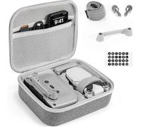 FPVtosky Mini 4K Étui Rigide, Sac de Transport pour DJI Mini 4K/ 2/2 SE Drone Accessoires avec 2 x Joysticks, 1 x Supports d'hélice et 1 x Protecteur de Joystick, Gris