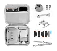 FPVtosky Mini 4K Sac Compact 7 en 1 Kit pour DJI Mini 2 SE/4K Drone Accessoires Sac de transport avec atterrisseur, manche de commande, hélices, porte-hélice et protection, Gris
