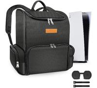 FPVtosky Sac à Dos pour PS5 & PSVR2, 2 en-1 Grand Sac de Voyage pour PlayStation VR2 & PS 5, étui de Rangement Protecteur Compatible avec Les Accessoires de Jeu PlayStation 5 & PS VR2
