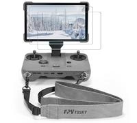 FPVtosky Sangle pour DJI RC Pro 2, film de protection d'écran en verre trempé HD pour télécommande DJI Mavic 4 Pro [uniquement pour RC Pro 2]
